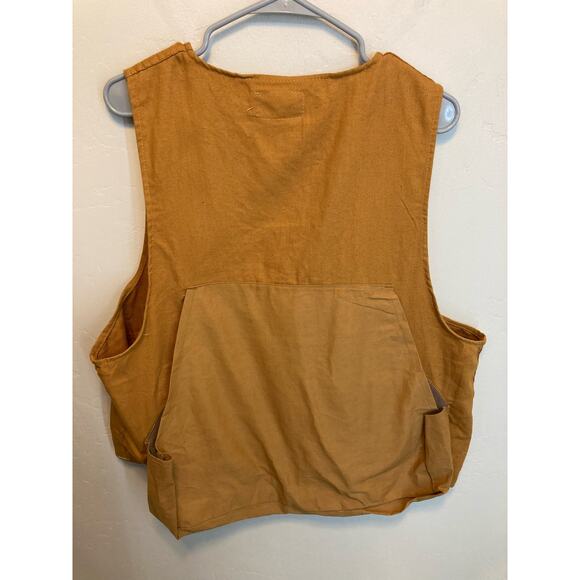 Vintage Crown Hunting Workwear Hunting Vest 100% Cotton Men's Size XL - Picture 7 of 13
